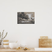 Thomas Gainsborough - Waldlandschaft Poster (Küche)