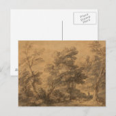Thomas Gainsborough - Waldlandschaft Postkarte (Vorne/Hinten)