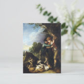 Thomas Gainsborough Zwei Hirtenjungen mit Hunden Postkarte (Stehend Vorderseite)