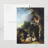 Thomas Gainsborough Zwei Hirtenjungen mit Hunden Postkarte (Vorne/Hinten)