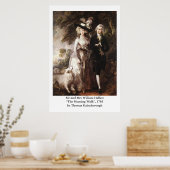 Thomas Gainsborough's Mr. and Mrs. William Hallett Poster (Küche)