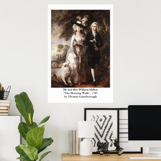 Thomas Gainsborough's Mr. and Mrs. William Hallett Poster (Heimbüro)