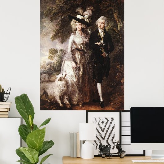 Thomas Gainsborough's Mr. and Mrs. William Hallett Poster (Heimbüro)