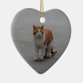 Thomas Ginger und White Cat Keramikornament (Rechts)