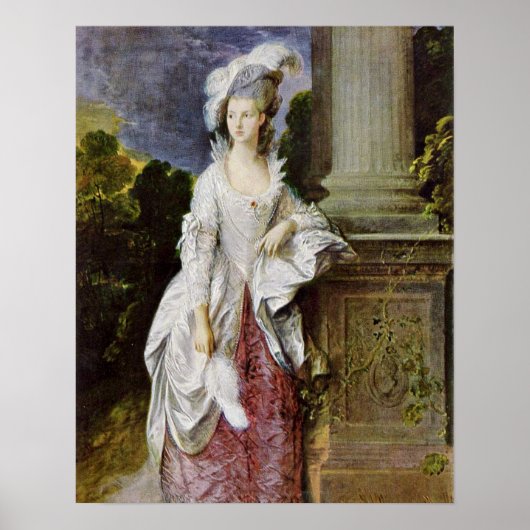 Thomas Graham von Thomas Gainsborough Poster (Vorne)