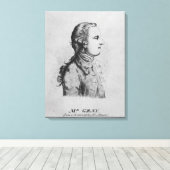 Thomas Gray, gezeichnet von William Henshaw Leinwanddruck (Insitu (Holzboden))