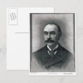 Thomas Hardy, 1892 Postkarte (Vorne/Hinten)