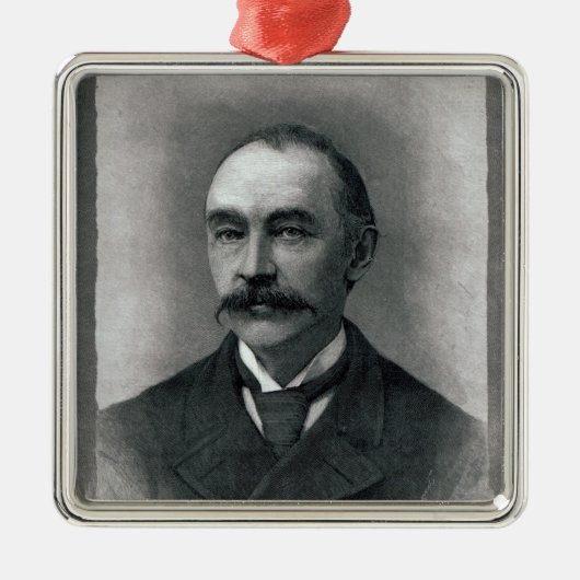 Thomas Hardy, 1892 Silbernes Ornament (Vorne)