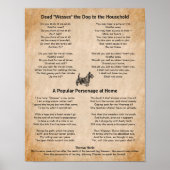 Thomas Hardy Geems von seinem geliebten Hund Poster (Vorne)