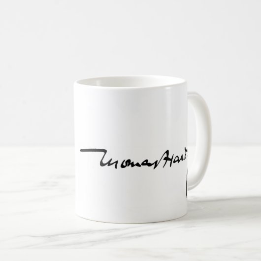 Thomas Hardy Kaffeetasse (VorderseiteRechts)