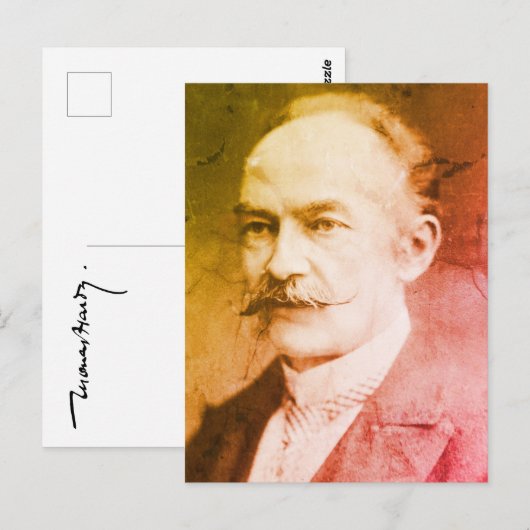 Thomas Hardy Postkarte (Vorne/Hinten)