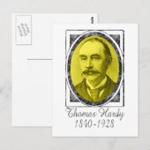 Thomas Hardy Postkarte (Vorne/Hinten)