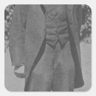 Thomas Hardy Quadratischer Aufkleber