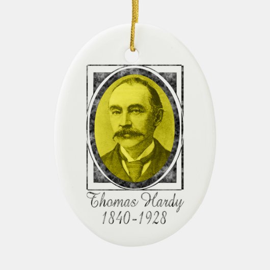 Thomas Hardy-Verzierung Keramik Ornament (Vorne)