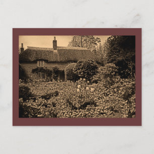 Thomas Hardys Hütte , Dorset, England, Vereinigtes Postkarte