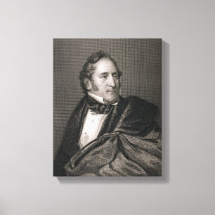 Thomas Hart Benton, graviert von William G. Leinwanddruck