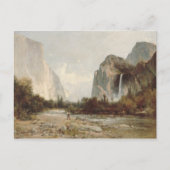 Thomas Hill - Yosemite, Bridal Veil Falls Postkarte (Vorderseite)
