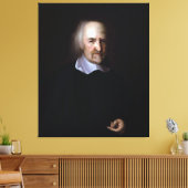 Thomas Hobbes von John Michael Wright Leinwanddruck (Insitu (Wohnzimmer))