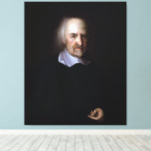 Thomas Hobbes von John Michael Wright Leinwanddruck (Insitu (Holzboden))