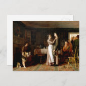 Thomas Hovenden Breaking Zuhause Krawatte Postkarte (Vorne/Hinten)