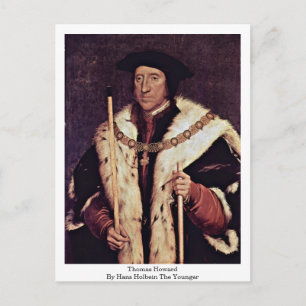 Thomas Howard von Hans Holbein der Jüngere Postkarte