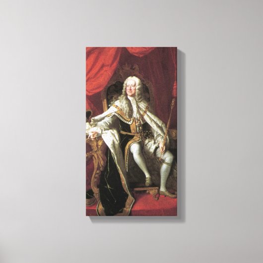 Thomas Hudson King George II Leinwanddruck (Vorderseite)