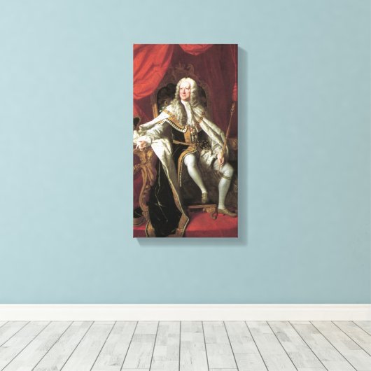 Thomas Hudson King George II Leinwanddruck (Insitu (Holzboden))