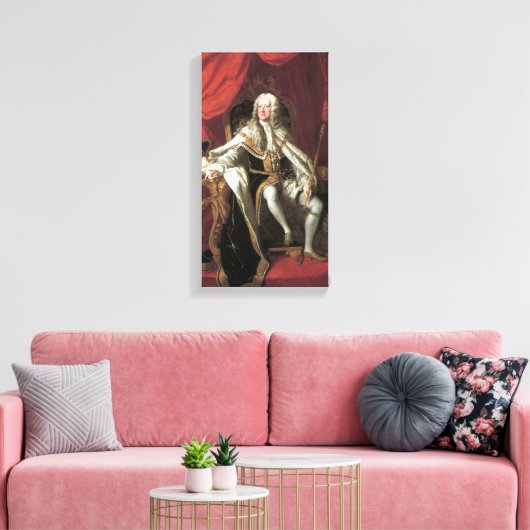 Thomas Hudson King George II Leinwanddruck (Insitu (Wohnzimmer))