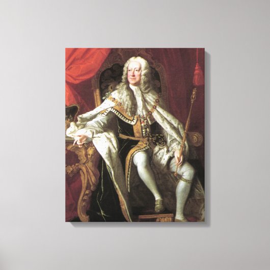 Thomas Hudson King George II Leinwanddruck (Vorderseite)