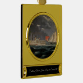 Thomas Hunt und die USA 1852 Banner-Ornament Gold (Rechts)