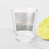 Thomas Hunt und die USA 1852 Schnapsglas (Rückseite)