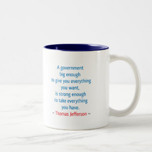 Thomas Jefferson #1 Zweifarbige Tasse