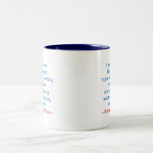 Thomas Jefferson #1 Zweifarbige Tasse (Mittel)
