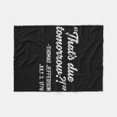 Thomas Jefferson 3. Juli Zitat Unabhängigkeitstag  Fleecedecke (Vorderseite (Horizontal))