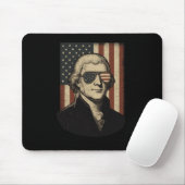 Thomas Jefferson 4. Juli Unabhängigkeitstag Mousepad (Mit Mouse)