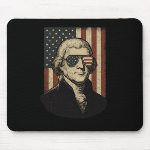 Thomas Jefferson 4. Juli Unabhängigkeitstag Mousepad