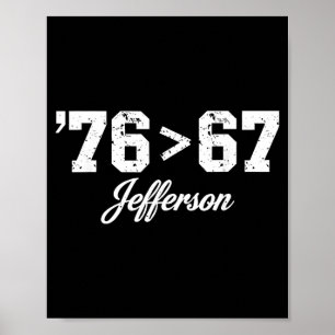 Thomas Jefferson 76 67 Selbstverständlich Geschich Poster