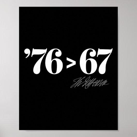 Thomas Jefferson 76 > 67 Selbstverständlich Minima Poster (Vorne)