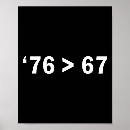 Thomas Jefferson 76 67 Self-evident Minimal Math H Poster (Vorne)