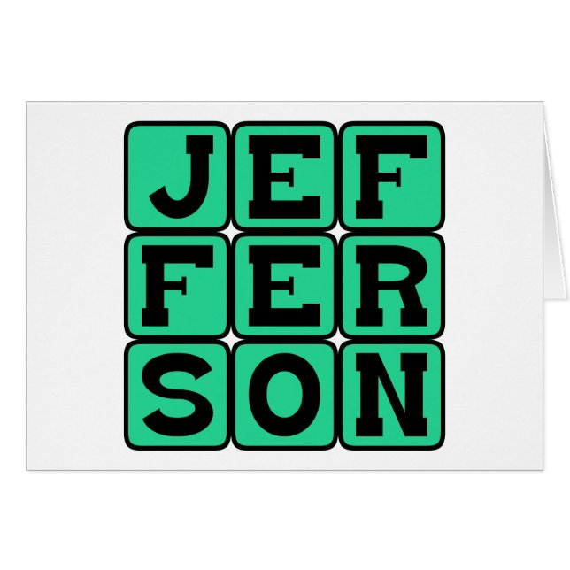 Thomas Jefferson, amerikanischer Präsident (Vorderseite (Horizontal))