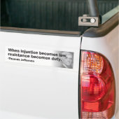 Thomas Jefferson Autoaufkleber (Auf Lkw)