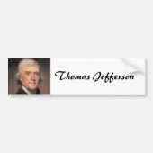 Thomas Jefferson Autoaufkleber (Vorne)