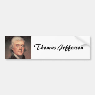 Thomas Jefferson Autoaufkleber