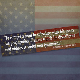 Thomas Jefferson Autoaufklebers Autoaufkleber