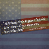 Thomas Jefferson Autoaufklebers Autoaufkleber