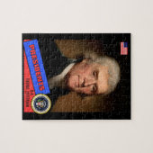 Thomas Jefferson Baseball Card Puzzle (Horizontal)