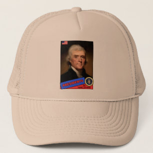 Thomas Jefferson Baseball Card Truckerkappe