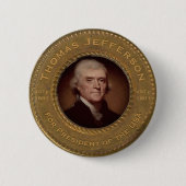 Thomas Jefferson Campaign Button (Vorderseite)