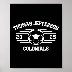 Thomas Jefferson Colonials Fußball Byll 2025  Poster
