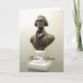 Thomas Jefferson Declaration of Independence Card Karte (Vorderseite)